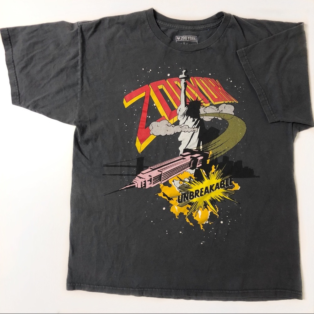 Vintage ZOO YORK Comics Unbreakable T-Shirt